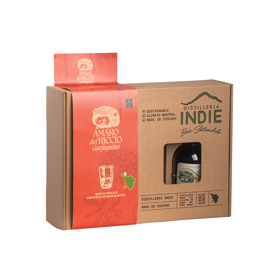 Pack Amaro del Riccio Garfagnino (50cl + Carte + Bicchieri)
