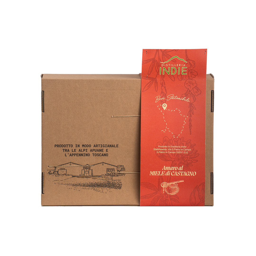 Pack Amaro del Riccio Garfagnino (50cl + Carte + Bicchieri)