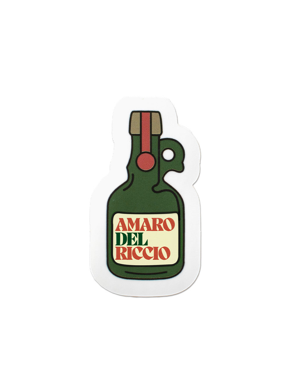 Sticker Amaro del Riccio Bottiglia