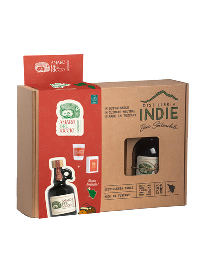 Pack Amaro del Riccio Garfagnino (50cl + Carte + Bicchieri)