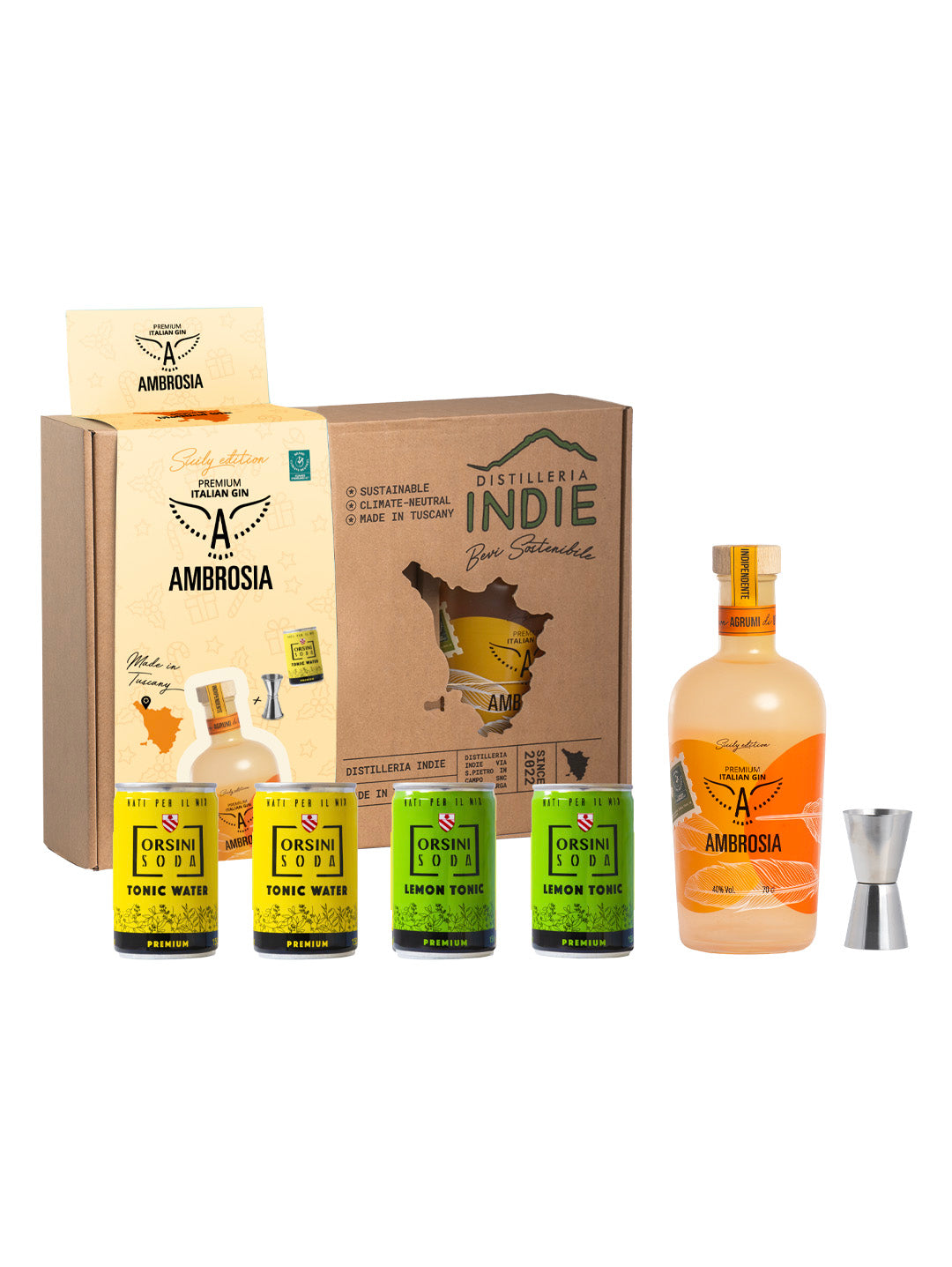 Pack Ambrosia Sicily (Ambrosia + Tonica + Jigger)