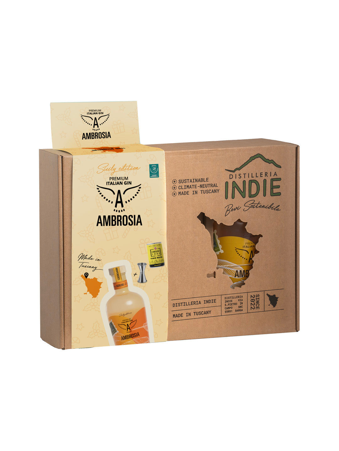 Pack Ambrosia Sicily (Ambrosia + Tonica + Jigger)