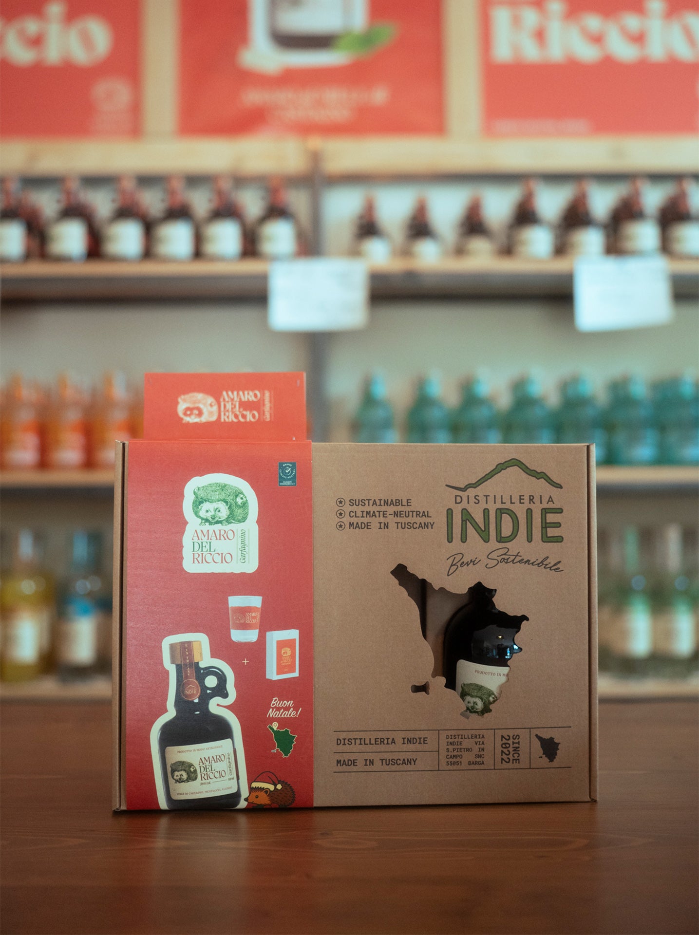 Pack Amaro del Riccio Garfagnino (50cl + Carte + Bicchieri)